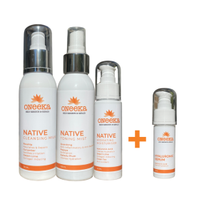 Native Hydrating 4 Step Routine INCLUDES FREE Treatment Serum. Ideal for Dry/Mature Skin 🌱